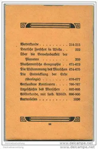 Miniatur-Bibliothek Nr. 80 - Die Sternenkunde - 8cm x 12cm - 56 Seiten