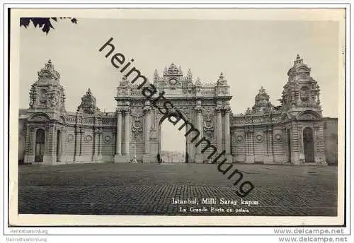 Istanbul - Milli Saray kapisi - Foto-AK 30er Jahre