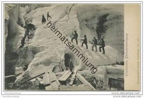 Grindelwald ca. 1900 - Gletscherbesteigung