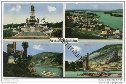 Gruss aus Rüdesheim ca. 1910