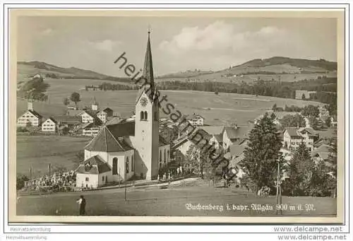 Buchenberg im bayrischen Allgäu - Foto-AK