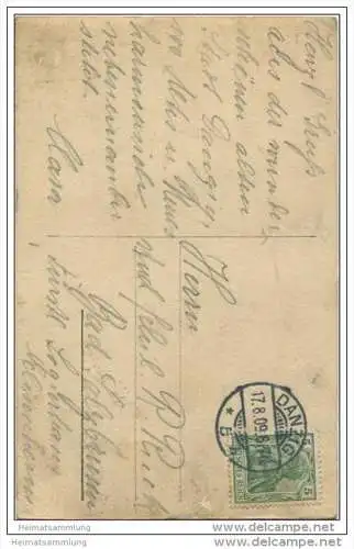 Danzig - Frauengasse mit Marienkirche