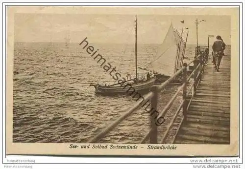 Ostseebad Swinemünde - Strandbrücke