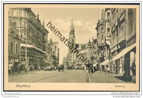 Magdeburg - Breiteweg 20er Jahre