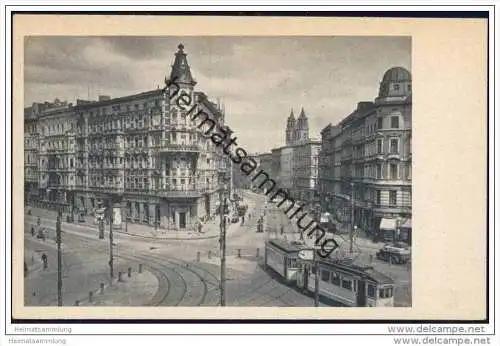 Magdeburg - Hasselbachplatz - Strassenbahn 40er Jahre