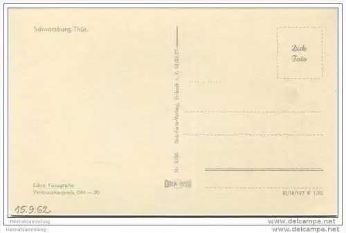Schwarzburg in Thüringen - Foto-AK 60er Jahre