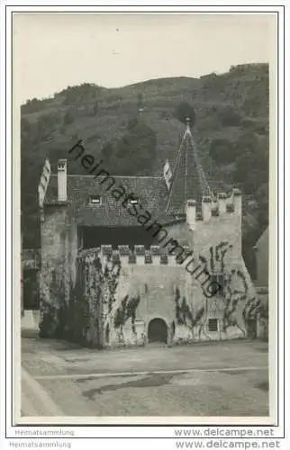 Meran - Burg - Eingang zur Burgglocke - Foto-AK