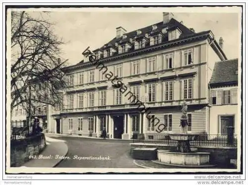 Basel - Internationale Reparationsbank - Foto-AK Grossformat
