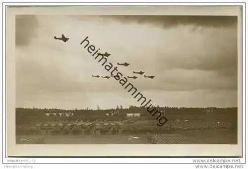 Nürnberg - Zeppelinfeld - Fliegerstaffel - Foto-AK 30er Jahre