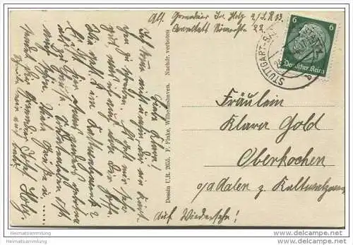 Ein Schelm wer böses dabei denkt - Foto-AK