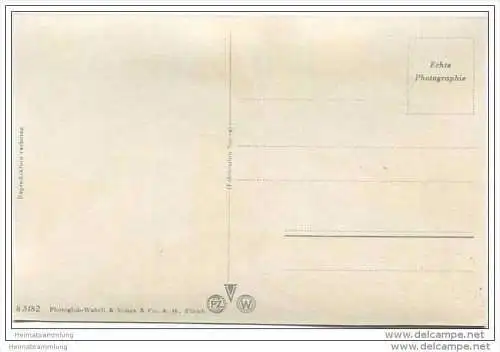 Grindelwald mit Wetterhorn - Foto-AK