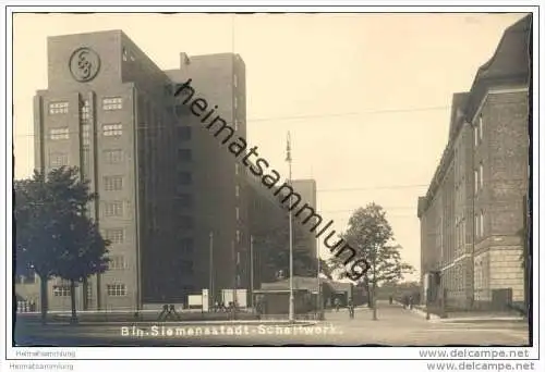 Berlin - Siemensstadt - Schaltwerk - Foto-AK 30er Jahre