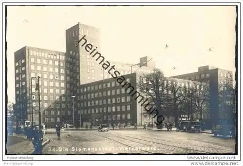 Berlin- Siemensstadt - Wernerwerk - Foto-AK 30er Jahre