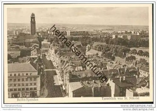 Berlin-Spandau - Turmblick von St. Nikolai 30er Jahre