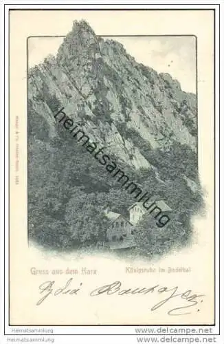 Gruss aus dem Harz - Königsruhe im Bodethal