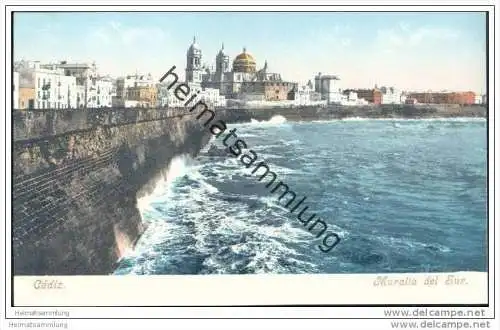 Cadiz - Muralla del Sur ca. 1900