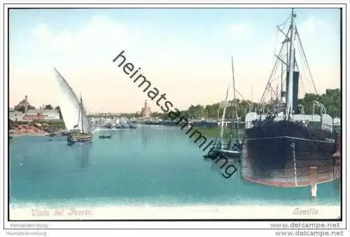 Sevilla - Vista del Puerto ca. 1900