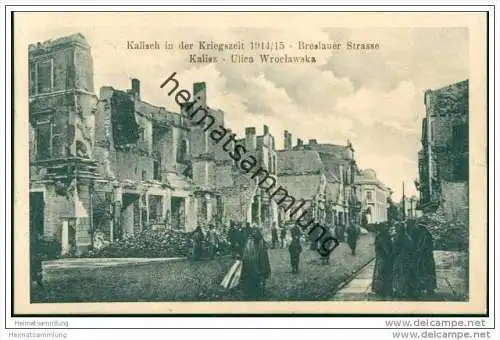 Kalisch - Breslauer Strasse - Kalisz - Ulica Wroclawska - Feldpost