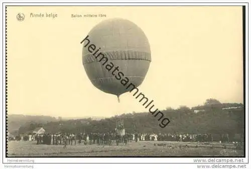 Belgien - Militär - Armée belge - Ballon militaire libre