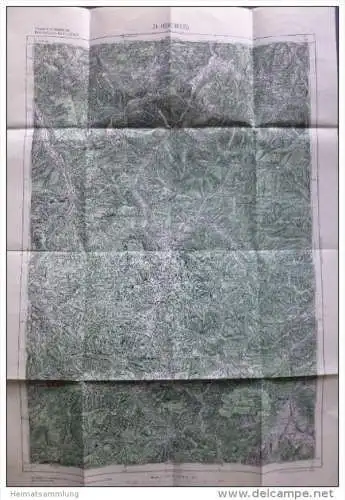 74 Hohenberg 1946 - Provisorische Ausgabe der Österreichischen Karte 1:50.000 - Herausgegeben vom Bundesamt für Eich- u.