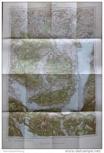 65 Attersee 1948 - Österreichische Karte 1:50.000 - Herausgegeben vom Bundesamt für Eich- u. Vermessungswesen (Landesauf