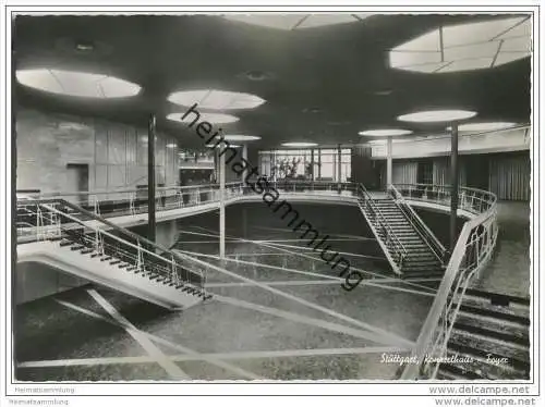 Stuttgart - Konzerthaus - Foyer - Foto-AK Grossformat