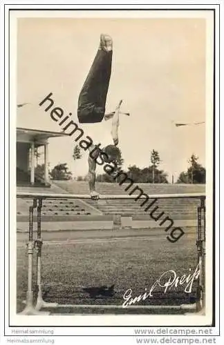Stuttgart - Emil Preiss - Barren - Deutsches Turnfest 1933 - Foto-AK