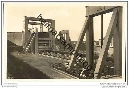 Magdeburg - Das Schiffshebewerk Rothensee - Foto-AK 30er Jahre