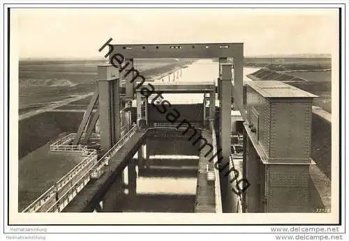 Magdeburg - Das Schiffshebewerk Rothensee - Foto-AK 30er Jahre