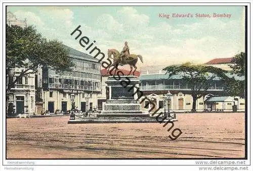 Indien - Bombay&nbsp;- King Edward's Statue - ca. 1910