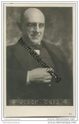 Josef Geis - deutscher Opernsänger (Buffo-Tenor) - Foto-AK