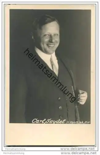Carl Seydel - deutscher Opernsänger (Buffo-Tenor) - Foto-AK