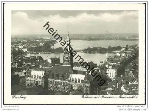 Hamburg - Rathaus - Alster