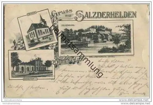 Einbeck - Salzderhelden - Bahnhof - Kirche - Heldenburg