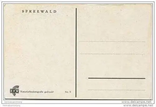 Spreewald - DFW Naturfotografie gedruckt Nr. 9 - 30er Jahre