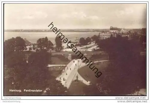 Hamburg - Ferdinandstor - Foto-AK