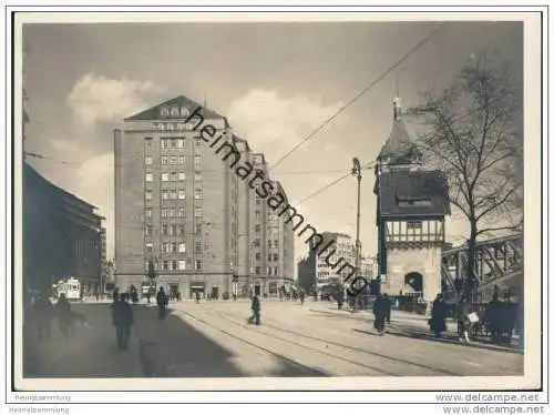 Hamburg - Das Ballinhaus vom Dovenflet aus gesehen - Foto-AK