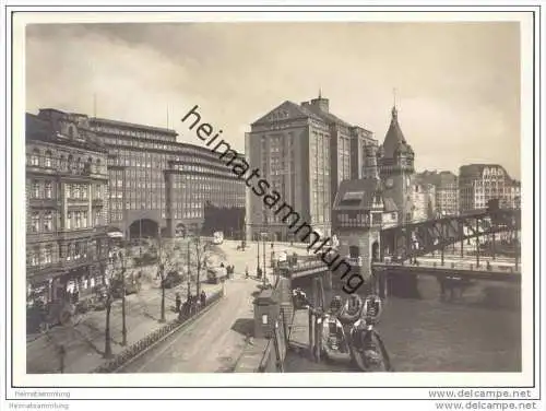 Hamburg - Chile und Ballinhaus am Messberg - Foto-AK