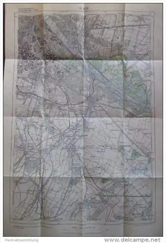 59 Wien 1946 - Provisorische Ausgabe der Österreichischen Karte 1:50.000 - Herausgegeben vom Bundesamt für Eich- u. Verm
