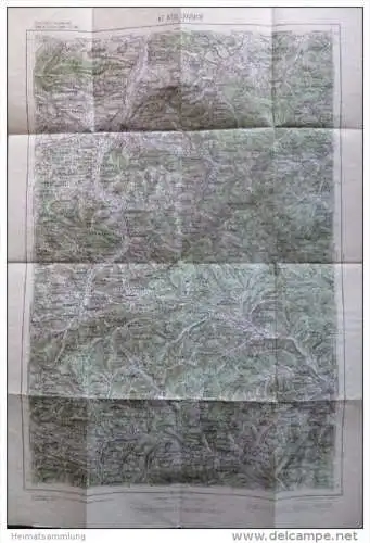 57 Neulengbach 1948 - Provisorische Ausgabe der Österreichischen Karte 1:50.000 - Herausgegeben vom Bundesamt für Eich-