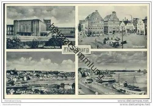 Flensburg Deutsches Haus - Hafen - Südermarkt