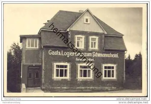 Masserberg - Gasthaus zum Schimannsheim Hermann Rückert