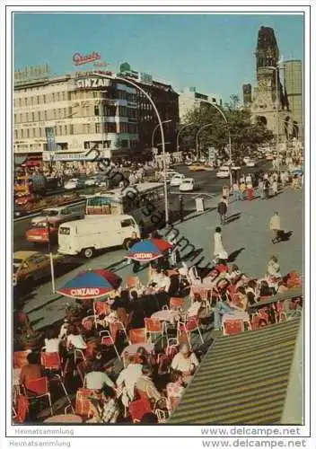 Berlin - Kurfürstendamm - AK Grossformat 70er Jahre