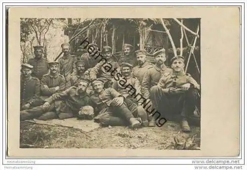 Soldaten - Foto-AK - Feldpost