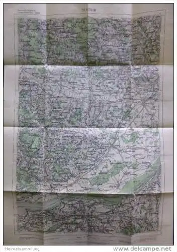 28 Altheim 1947 - Provisorische Ausgabe der Österreichischen Karte 1:50.000 - Herausgegeben vom Bundesamt für Eich- u. V