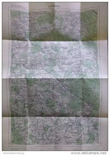 4 Phyrabruck 1948 - Provisorische Ausgabe der Österreichischen Karte 1:50.000 - Herausgegeben vom Bundesamt für Eich- u.