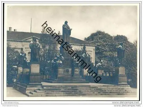 Worms - Lutherdenkmal - Foto-AK Grossformat