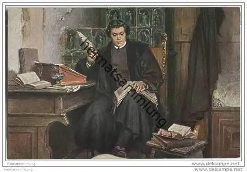 Wartburg - Reformationszimmer - Luther - P. Thumann