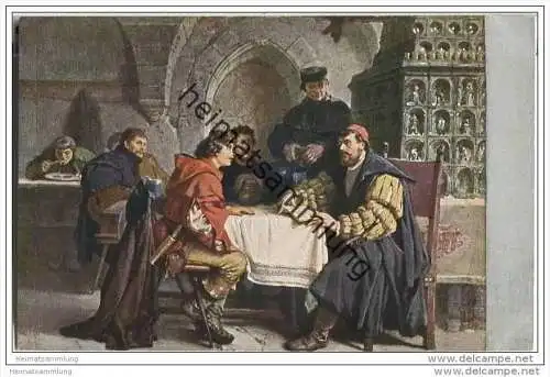 Wartburg - Reformationszimmer - Luther - P. Thumann