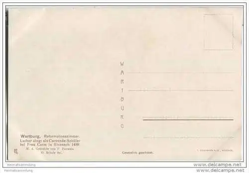 Wartburg - Reformationszimmer - F. Pauwels